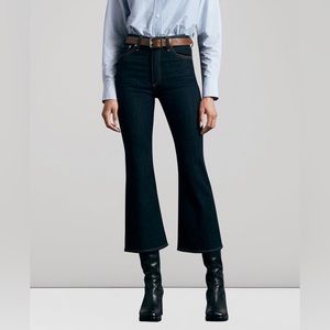 Rag & Bone High Rise Ankle Flare Leg Jean in Rinse Size 25